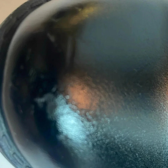 Divided by H&M Size 9.5 Faux Leather Chunky Heeled Pull On Ankle Booties - Picture 6 of 6